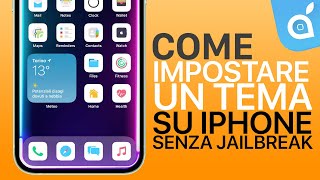 come mettere TEMI su iPhone SENZA JAILBREAK  TUTORIAL SHORTS [upl. by Hcone]