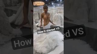 They said Imagine it amp we get it ✅ ☝️ wedding dress bride youtubeshorts shorts video cute [upl. by Aenneea]