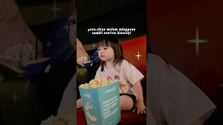 yukachan malam mingguan sambil nonton bioskop yukachan minivlog cinema movie family toodler [upl. by Dorothea980]