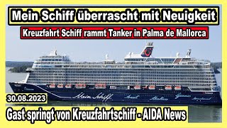 Gast springt vom größten Kreuzfahrtschiff der Welt 🛳 AIDA amp Mein Schiff News  Royal Caribbean amp co [upl. by Hasila]