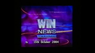 WIN News Illawarra Late Edition opening 15102004 [upl. by Lower374]