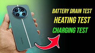 🔥 REALME 12 5G  Battery Drain Test Heating Test amp Charging Test [upl. by Sherj]