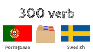 300 verb  Läsa och lyssna  Portugisiska  Svenska  modersmålstalare [upl. by Adran]