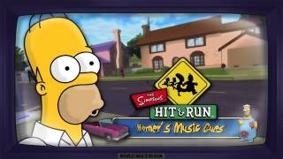 The Simpsons Hit amp Run Soundtrack  Homers Music Cues [upl. by Nnire]