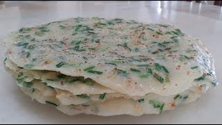 韭菜煎饼 Garlic Chives Pancake [upl. by Annamaria1]