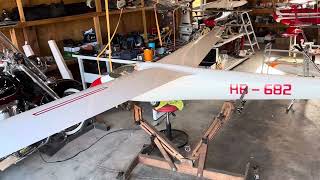 As the propeller turns KA6 powered glider 5 m [upl. by Ennoid]