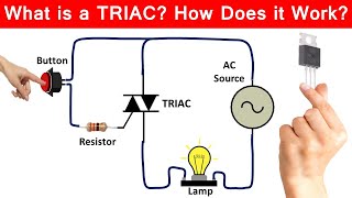 What is a TRIAC How TRIACs Work  Triode for Alternating Current  TRIAC Tutorial [upl. by Yarw406]