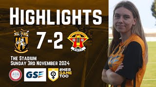 Highlights  Folkestone Invicta Women 72 Betteshanger Welfare Dev  SECWFL Kent Divisional Cup [upl. by Teodoro]