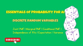 Essentials of Probability for AI  Multiple Discrete Random Variables  Joint PMF [upl. by Merow968]