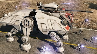 STAR WARS CINEMATIC BATTLE  Clone Troopers vs CIS Battle Droids  Men of War Assault Squad 2 [upl. by Colin]