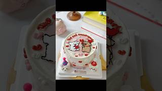 Cute Cake Tutorial cake caketutorial cakedecorating viralvideo [upl. by Bradly]