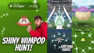 ✨Shiny Wimpod Hunt Kartana raids Shiny Wailmer and More in the NEW Event In Pokemon Go✨ [upl. by Anaujat]