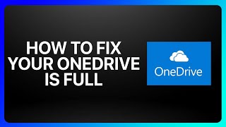 How To Fix Your OneDrive Is Full Tutorial [upl. by Baalbeer]