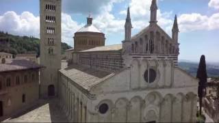 Massa Marittima vista dal drone [upl. by Cassiani]