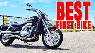 Honda Magna 750  Best First Bike [upl. by Cozza]