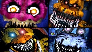 ALL JUMPSCARES Five Nights At Freddys 1 2 3 4 FNAF FNAF 2 FNAF 3 FNAF 4 FNAF Jumpscares [upl. by Castra]