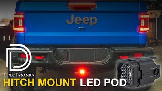 Diode Dynamics Hitch Mount LED Pod  Install amp Review [upl. by Adan109]