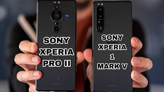 SONY XPERIA PROII vs SONY XPERIA 1 MARK V  Full Detailed Comparison [upl. by Hareehahs181]