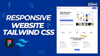 Figma To Real Website With Tailwind CSS Responsive Homepage  Part 9  Responsiveness [upl. by Ykroc29]