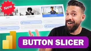 NEW Button Slicers in Power BI  3 Examples You Don’t Want to Miss [upl. by Fawne53]