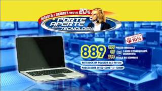 Spot Euronics quotPorte Aperte alla Tecnologiaquot  Notebook HP DV34010 [upl. by Preston79]