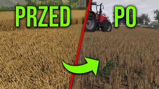 ULEPSZONE ŚCIERNISKA w FS22🤩  Jak zmienić tekstury dodawać chwasty do upraw🌾 fs22 tutorial [upl. by Desma]