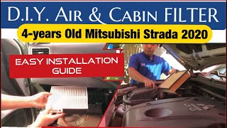 Air amp Cabin Filter Replacement and Installation DiY [upl. by Perceval]