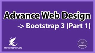 Web Design Advance Course Bangla   Bootstrap 3 Framework [upl. by Arec]