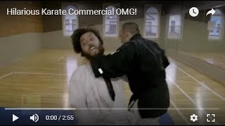 Hilarious Karate Commercial OMG [upl. by Romilly667]