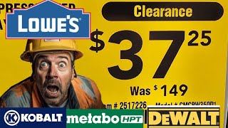 Unbeatable Tool Deals Revealed Lowes Ultimate Discounts on Dewalt Metabo and Bosch [upl. by Enitsenrae343]