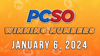 P607M Jackpot Grand Lotto 655 2D 3D 6D and Lotto 642  January 6 2024 [upl. by Pontius]