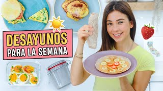 5 Desayunos Saludables Fáciles y Económicos🥞I Yovana [upl. by Thgiled480]