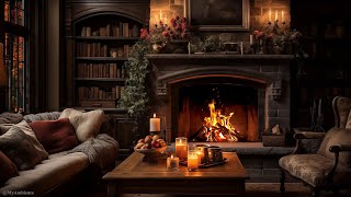 🔥Cozy Fireside Ambiance with Palette Overture  Enchanted Autumns Prelude [upl. by Ahgem242]