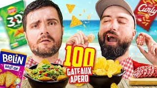 ON MANGE 100 GÂTEAUX APÉRO D’AFFILÉE et on les juge [upl. by Teemus]