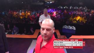 DO2015 SF2 Marcel Blik vs Martin Adams [upl. by Vlada]