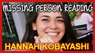 WHERE is HANNAH KOBAYASHI Missing Person Tarot Reading [upl. by Anauqes]