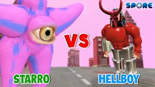 Starro vs Hellboy  Starro Level Challenge S1E4  SPORE [upl. by Towne]