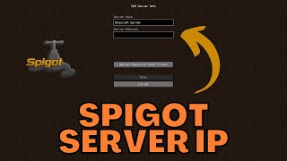 Minecraft Spigot Server IP Address [upl. by Lrad]