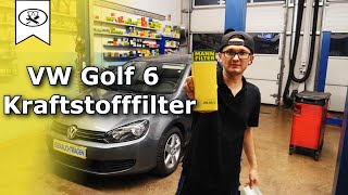 How to Replace a Fuel Filter on a MK6 GTI [upl. by Anilrahc]