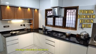 Aluminium kitchen cabinet work in Cochin Ernakulam [upl. by Ayikin116]