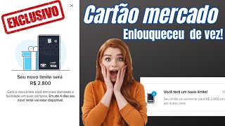 cartão de crédito mercado pago fazendo loucuras com aumento de limite 💥💥 [upl. by Ilram]