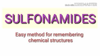 Sulfonamides chemical structures  medicinal chemistry [upl. by Forcier]