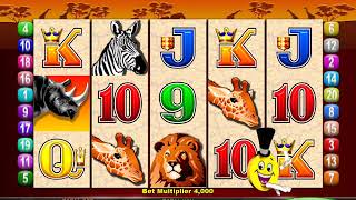 MR CASHMAN AFRICAN DUSK Video Slot Casino Game with a FREE SPIN BONUS [upl. by Sabah559]