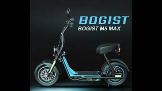 BOGIST M5 Max Electric Scooter with Seat 14 Tire 1000Ｗ Motor 48V 13Ah Battery 40kmh Max EU9NL [upl. by Euqinehs14]