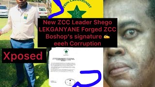 So ZCC Leader Tshego LEKGANYANE Xposed 5 Forging Bishop LEKGANYANE’s Signature Now Exposed [upl. by Ranson]