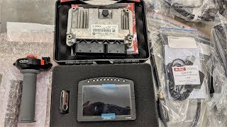 Unboxing 2020 K67 BMW S1000RR RCK Pro ECU MoTeC C125 Dash FIM Alpha Racing Electronics Package [upl. by Enyad]