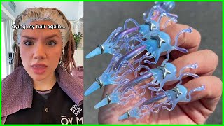 🏵️ NAIL ART STORYTIME TIKTOK 🏵️ NEW Bailey Spinn Idol  POVs Tiktok 42 [upl. by Lavena]