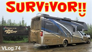 DRIVING THE DALTON HWY Part 2  Haul Road ALASKA  RV LIFE  RVing to Alaska  Arctic CIRCLE [upl. by Klein662]