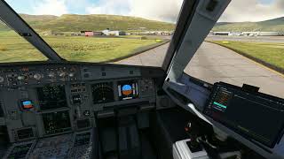 landing into Vágar Airport [upl. by Hochman286]