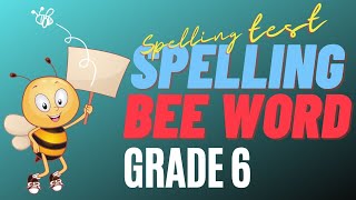 SPELLING QUIZ 2 Spelling Bee Words Grade 6 Spelling BeesSpelling Practice Learn Vocabulary [upl. by Bish501]